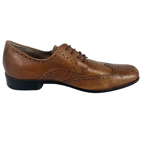 Stacy Adams Mens Dress Shoes Size 7.5M Leather Upper & Linings 24738-221 Brown - Picture 8 of 9